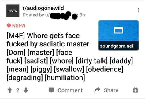 r/audiosgonewild|Audiogonewild